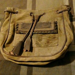 Mona B bucket style purse